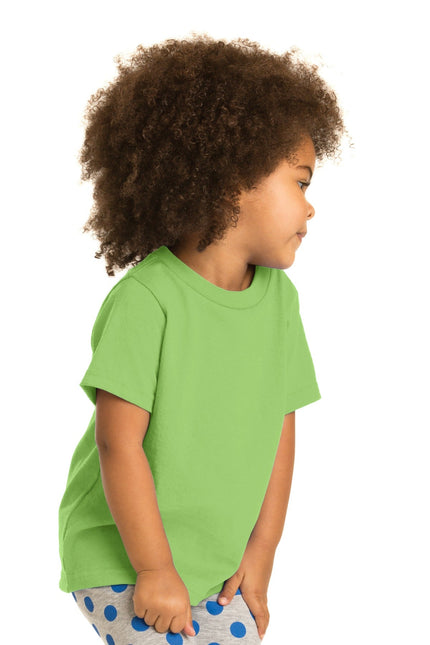 Port & Company Toddler Core Cotton Tee. CAR54T - Lime - Union Prints