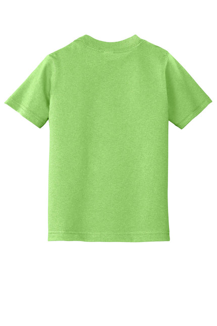 Port & Company Toddler Core Cotton Tee. CAR54T - Lime - Union Prints