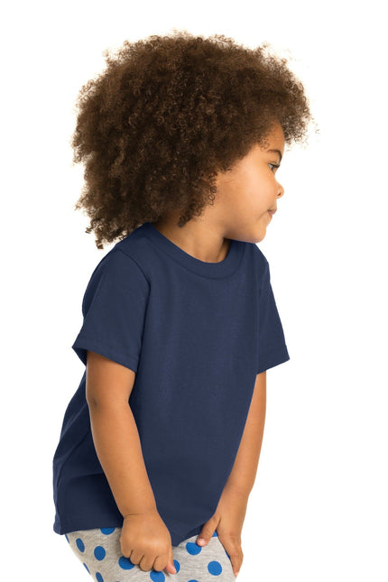 Port & Company Toddler Core Cotton Tee. CAR54T - Navy - Union Prints