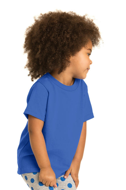 Port & Company Toddler Core Cotton Tee. CAR54T - Royal - Union Prints