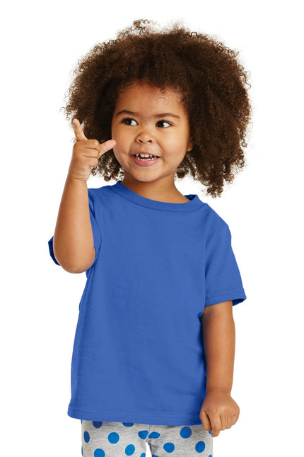 Port & Company Toddler Core Cotton Tee. CAR54T - Royal - Union Prints