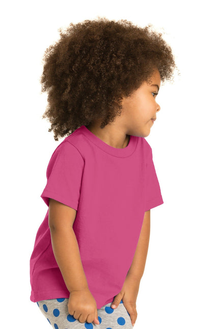 Port & Company Toddler Core Cotton Tee. CAR54T - Sangria - Union Prints