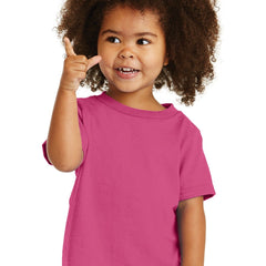 Port & Company Toddler Core Cotton Tee. CAR54T - Sangria - Union Prints