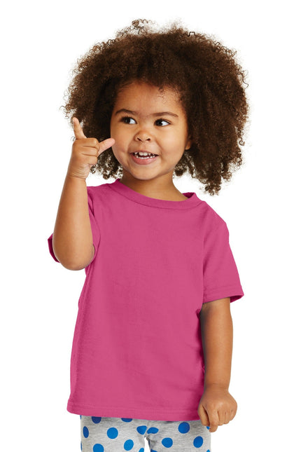 Port & Company Toddler Core Cotton Tee. CAR54T - Sangria - Union Prints