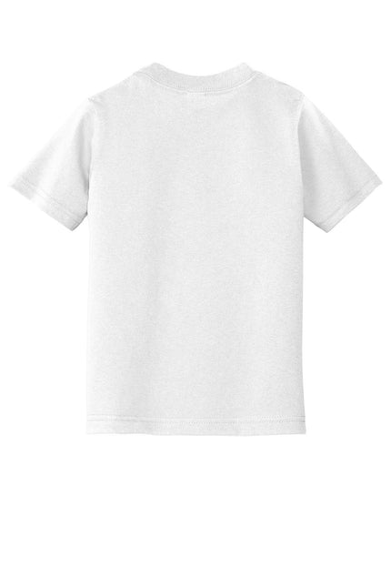 Port & Company Toddler Core Cotton Tee. CAR54T - White - Union Prints