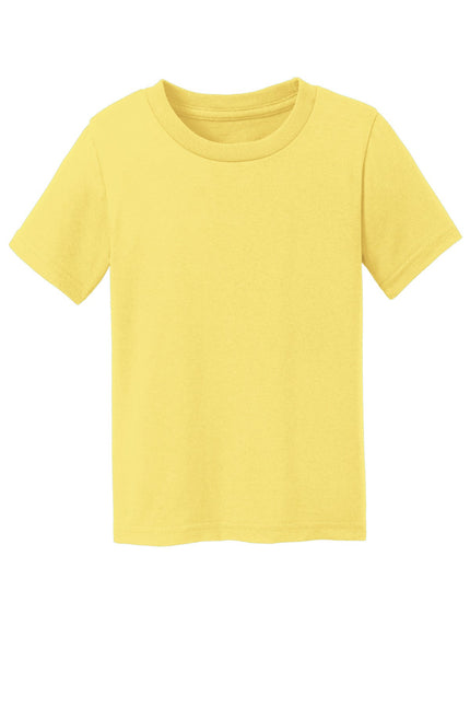 Port & Company Toddler Core Cotton Tee. CAR54T - Yellow - Union Prints