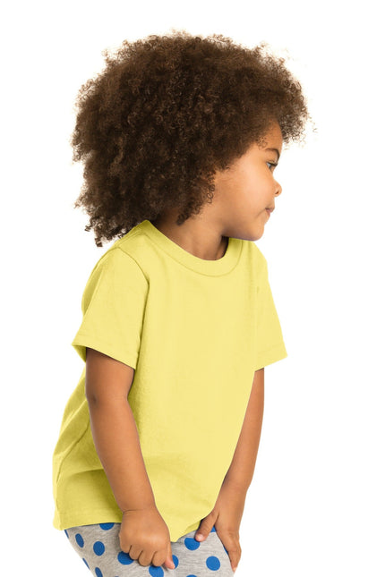Port & Company Toddler Core Cotton Tee. CAR54T - Yellow - Union Prints