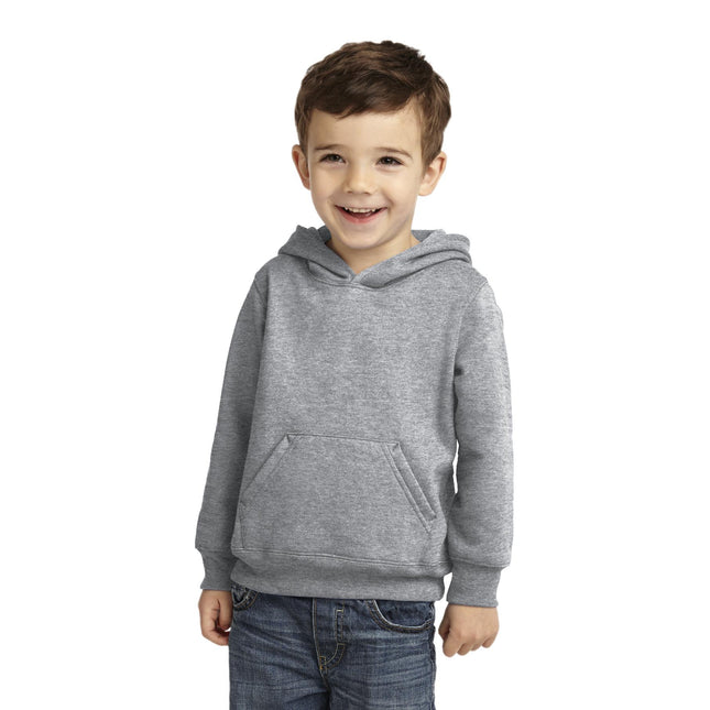 Port & Company Toddler Core Fleece Pullover Hooded Sweatshirt. CAR78TH - Athletic Heather - Union Prints