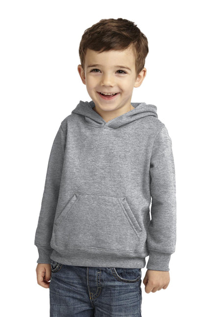 Port & Company Toddler Core Fleece Pullover Hooded Sweatshirt. CAR78TH - Athletic Heather - Union Prints