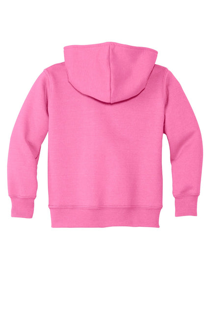 Port & Company Toddler Core Fleece Pullover Hooded Sweatshirt. CAR78TH - Candy Pink - Union Prints