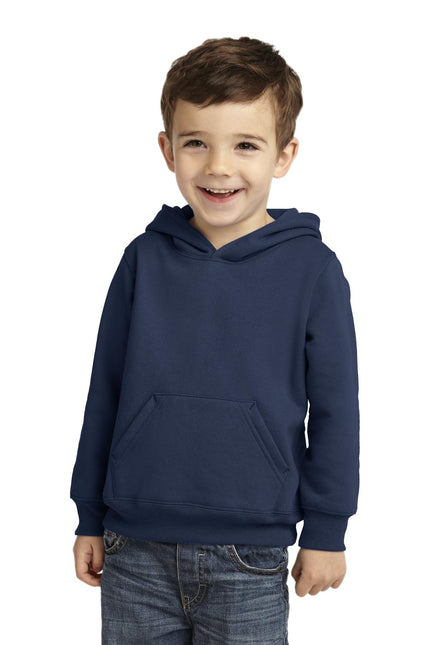 Port & Company Toddler Core Fleece Pullover Hooded Sweatshirt. CAR78TH - Navy - Union Prints