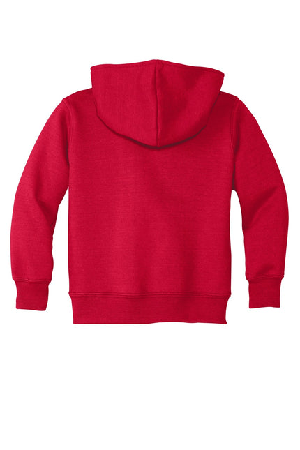 Port & Company Toddler Core Fleece Pullover Hooded Sweatshirt. CAR78TH - Red - Union Prints