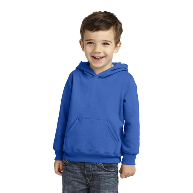 Port & Company Toddler Core Fleece Pullover Hooded Sweatshirt. CAR78TH - Royal - Union Prints