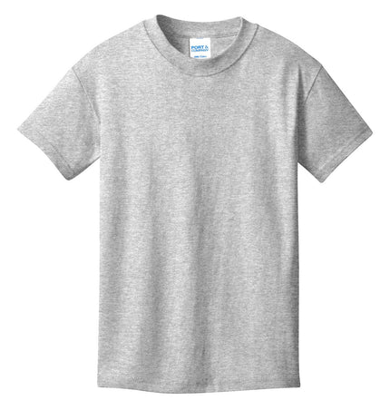 Port & Company - Youth Core Cotton Tee. PC54Y - Ash - Union Prints