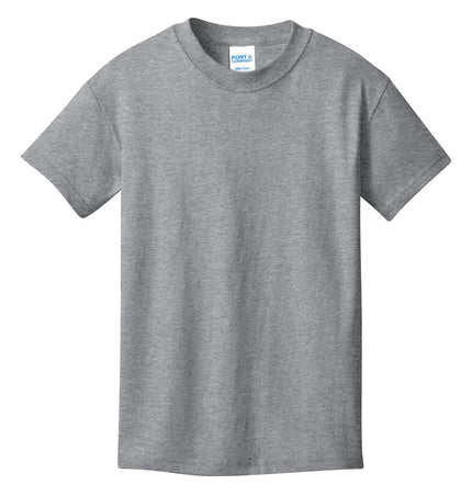 Port & Company - Youth Core Cotton Tee. PC54Y - Athletic Heather - Union Prints