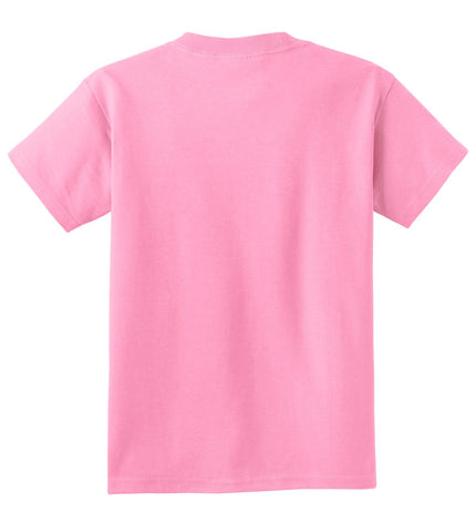 Port & Company - Youth Core Cotton Tee. PC54Y - Candy Pink - Union Prints