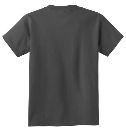 Port & Company - Youth Core Cotton Tee. PC54Y - Charcoal - Union Prints