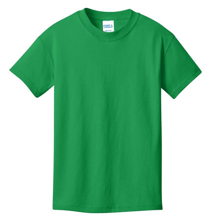 Port & Company - Youth Core Cotton Tee. PC54Y - Clover Green - Union Prints