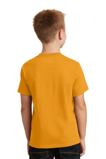 Port & Company - Youth Core Cotton Tee. PC54Y - Gold - Union Prints