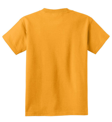 Port & Company - Youth Core Cotton Tee. PC54Y - Gold - Union Prints
