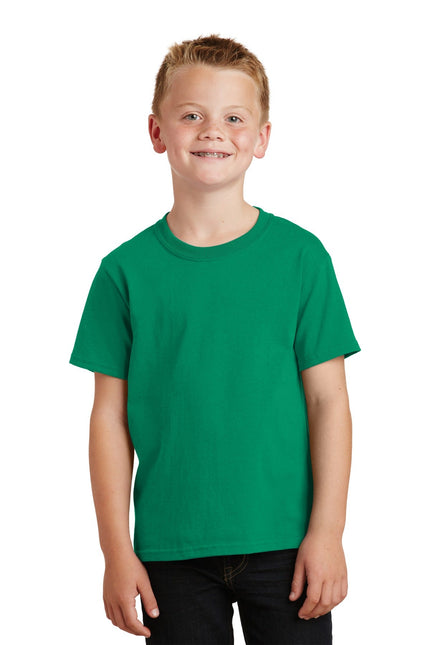 Port & Company - Youth Core Cotton Tee. PC54Y - Kelly - Union Prints