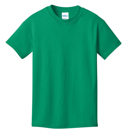 Port & Company - Youth Core Cotton Tee. PC54Y - Kelly - Union Prints