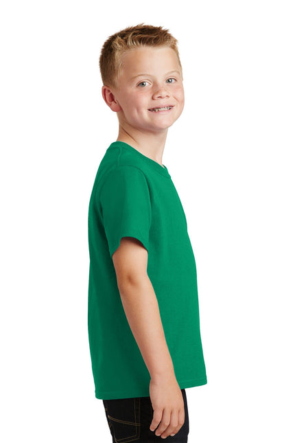 Port & Company - Youth Core Cotton Tee. PC54Y - Kelly - Union Prints