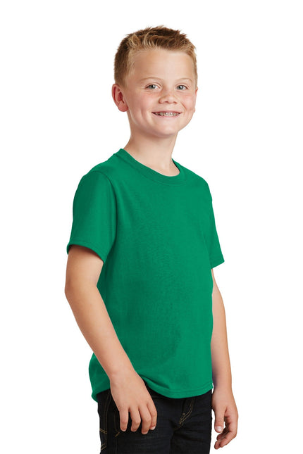 Port & Company - Youth Core Cotton Tee. PC54Y - Kelly - Union Prints