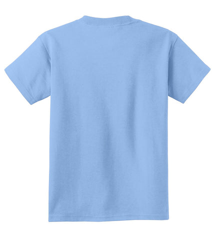 Port & Company - Youth Core Cotton Tee. PC54Y - Light Blue - Union Prints