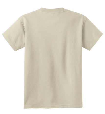 Port & Company - Youth Core Cotton Tee. PC54Y - Natural - Union Prints