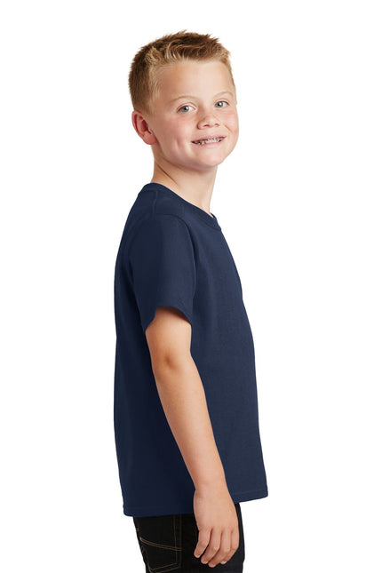 Port & Company - Youth Core Cotton Tee. PC54Y - Navy - Union Prints