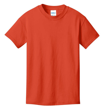 Port & Company - Youth Core Cotton Tee. PC54Y - Orange - Union Prints