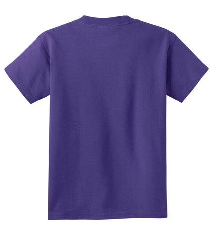 Port & Company - Youth Core Cotton Tee. PC54Y - Purple - Union Prints