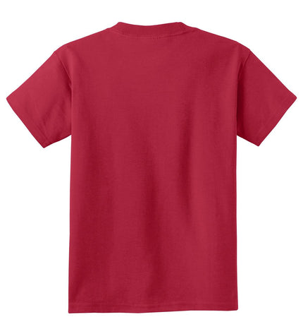 Port & Company - Youth Core Cotton Tee. PC54Y - Red - Union Prints