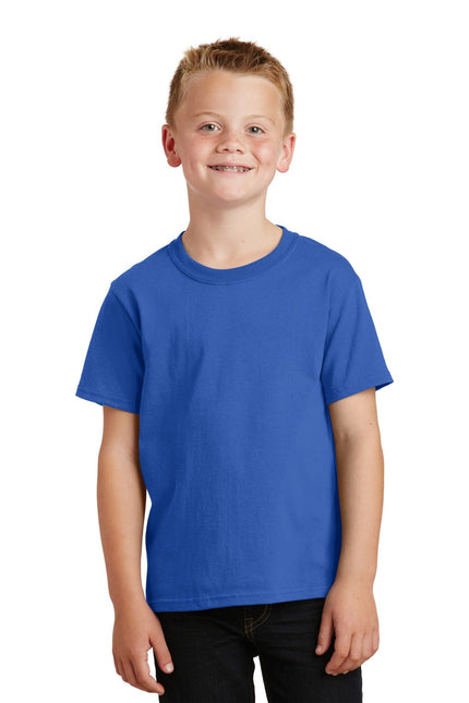 Port & Company - Youth Core Cotton Tee. PC54Y - Royal - Union Prints