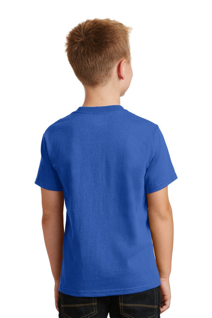 Port & Company - Youth Core Cotton Tee. PC54Y - Royal - Union Prints