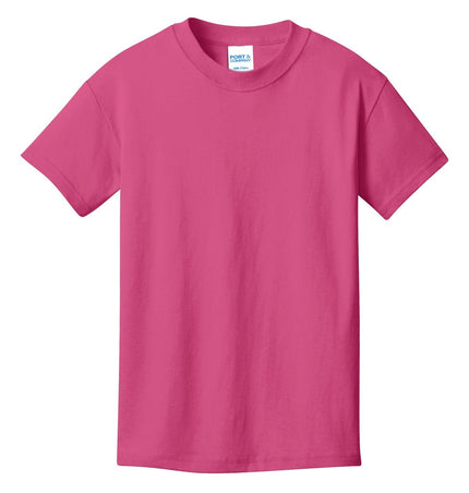 Port & Company - Youth Core Cotton Tee. PC54Y - Sangria - Union Prints