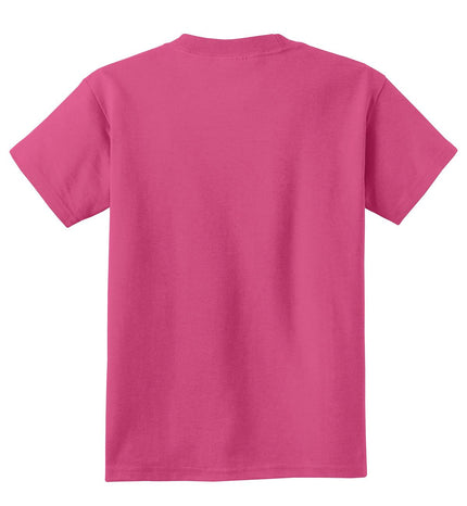 Port & Company - Youth Core Cotton Tee. PC54Y - Sangria - Union Prints