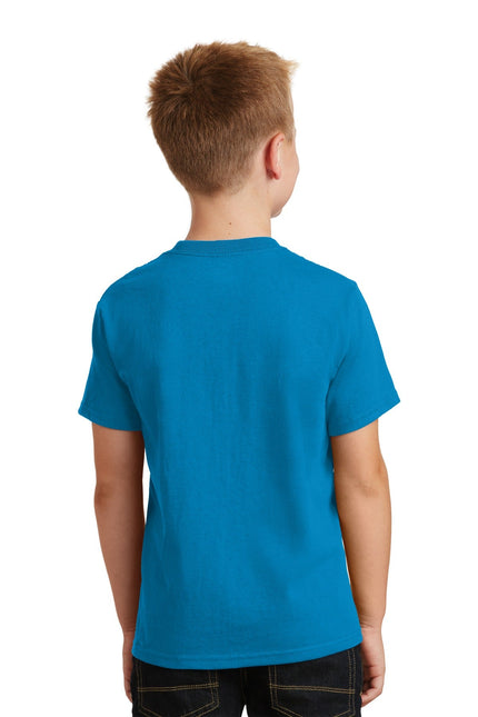 Port & Company - Youth Core Cotton Tee. PC54Y - Sapphire - Union Prints