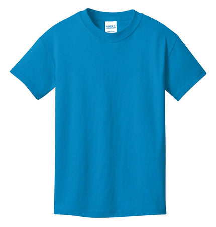 Port & Company - Youth Core Cotton Tee. PC54Y - Sapphire - Union Prints