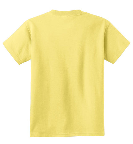 Port & Company - Youth Core Cotton Tee. PC54Y - Yellow - Union Prints