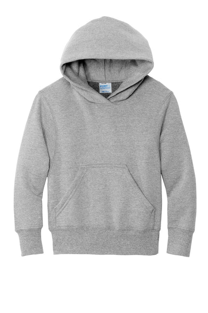 Port & Company - Youth Core Fleece Pullover Hooded Sweatshirt. PC90YH - Ash - Union Prints