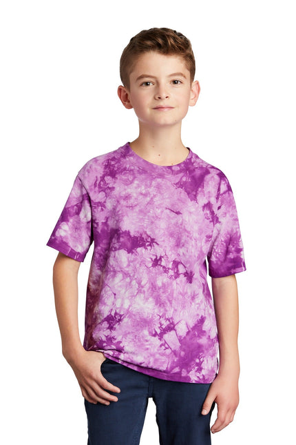 Port & Company Youth Crystal Tie-Dye Tee PC145Y - Purple - Union Prints