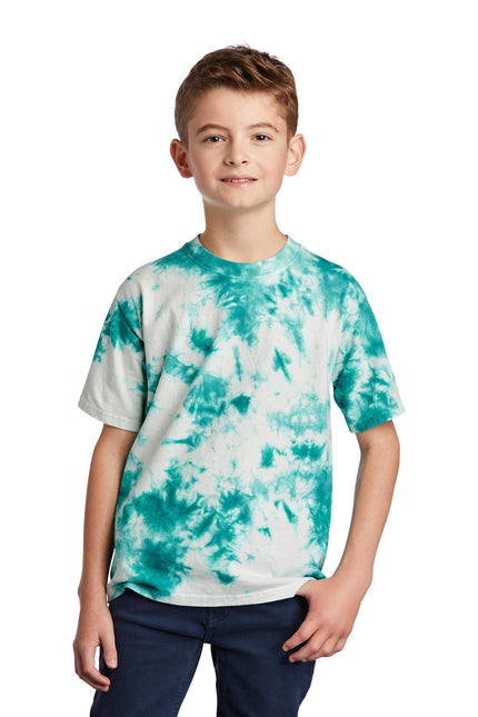 Port & Company Youth Crystal Tie-Dye Tee PC145Y - Teal - Union Prints