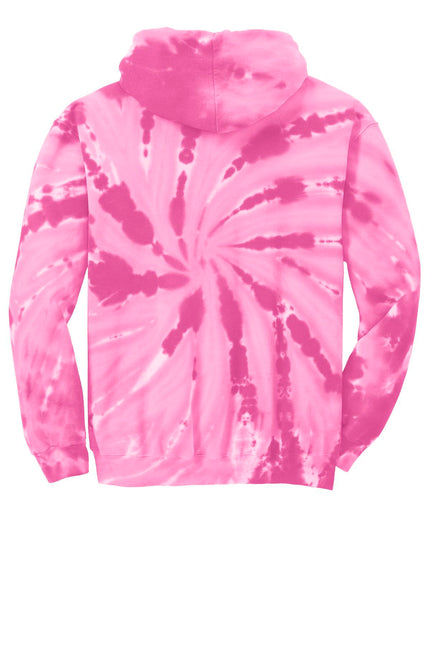 Port & Company Youth Tie-Dye Pullover Hooded Sweatshirt. PC146Y - Pink - Union Prints