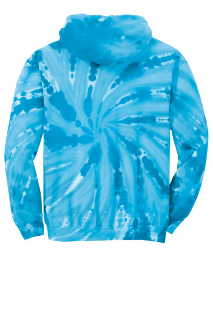 Port & Company Youth Tie-Dye Pullover Hooded Sweatshirt. PC146Y - Turquoise - Union Prints