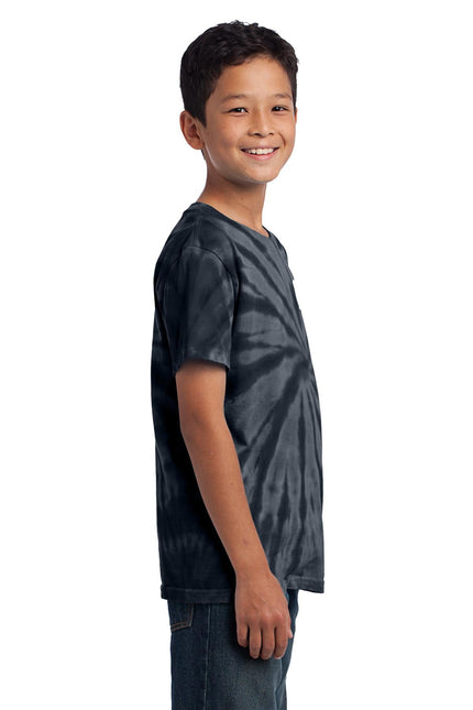 Port & Company - Youth Tie-Dye Tee. PC147Y - Black - Union Prints