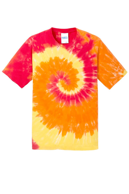 Port & Company - Youth Tie-Dye Tee. PC147Y - Blaze Rainbow - Union Prints