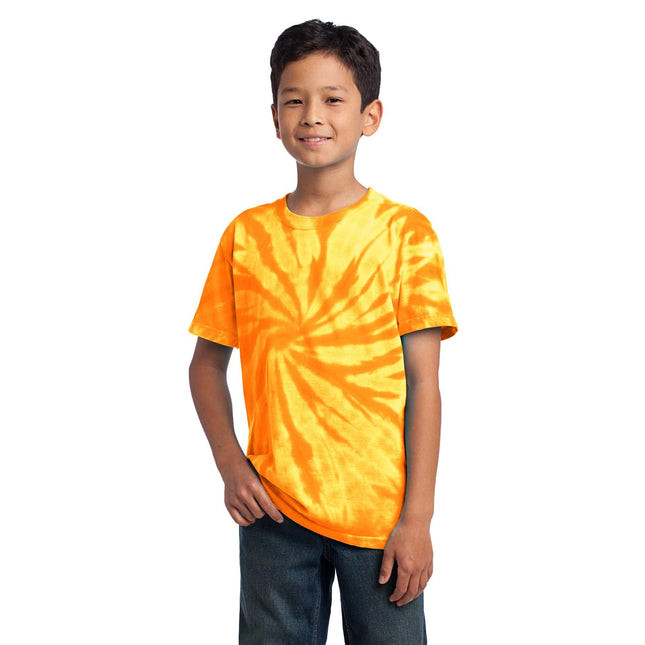 Port & Company - Youth Tie-Dye Tee. PC147Y - Gold - Union Prints