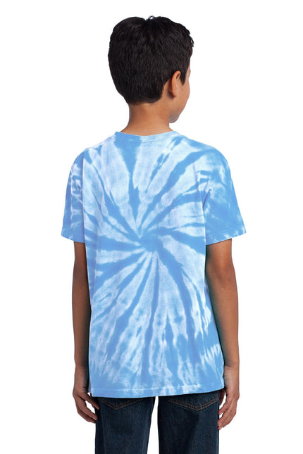 Port & Company - Youth Tie-Dye Tee. PC147Y - Light Blue - Union Prints